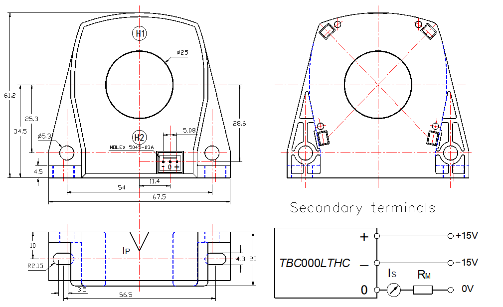 current sensor drawing