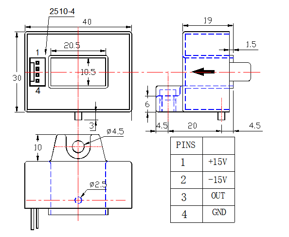 current sensor drawing