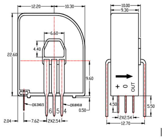 current sensor drawing