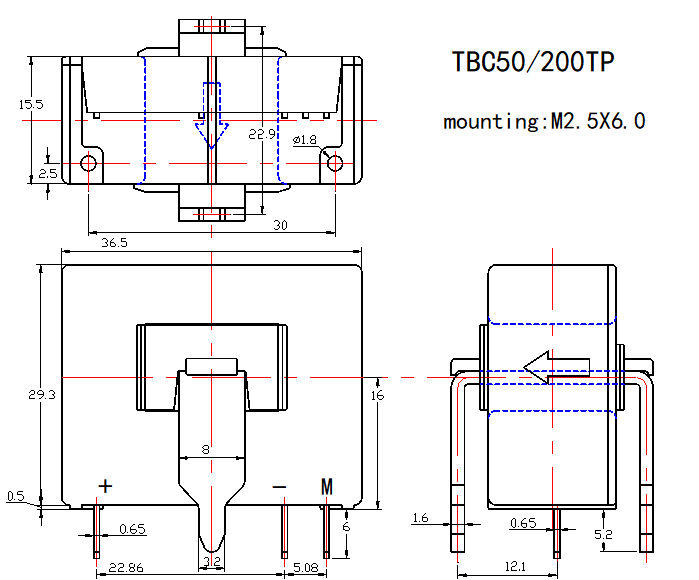 current sensor drawing