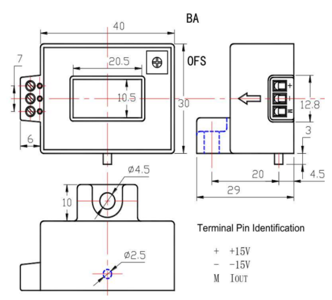 current sensor drawing