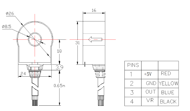 current sensor drawing