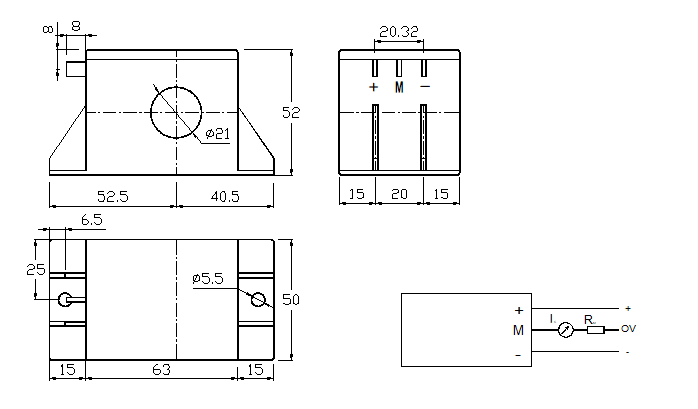 current sensor drawing