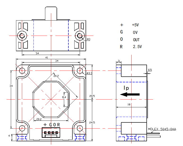 current sensor drawing