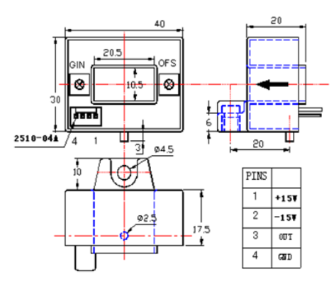 current sensor drawing